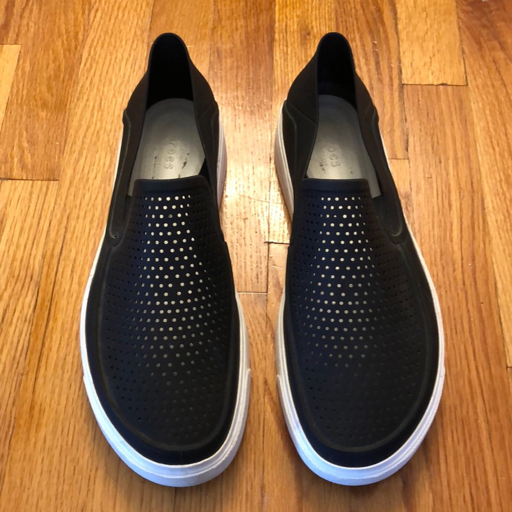 Mens Crocs Citilane Roka Slip On Navy Blue,13